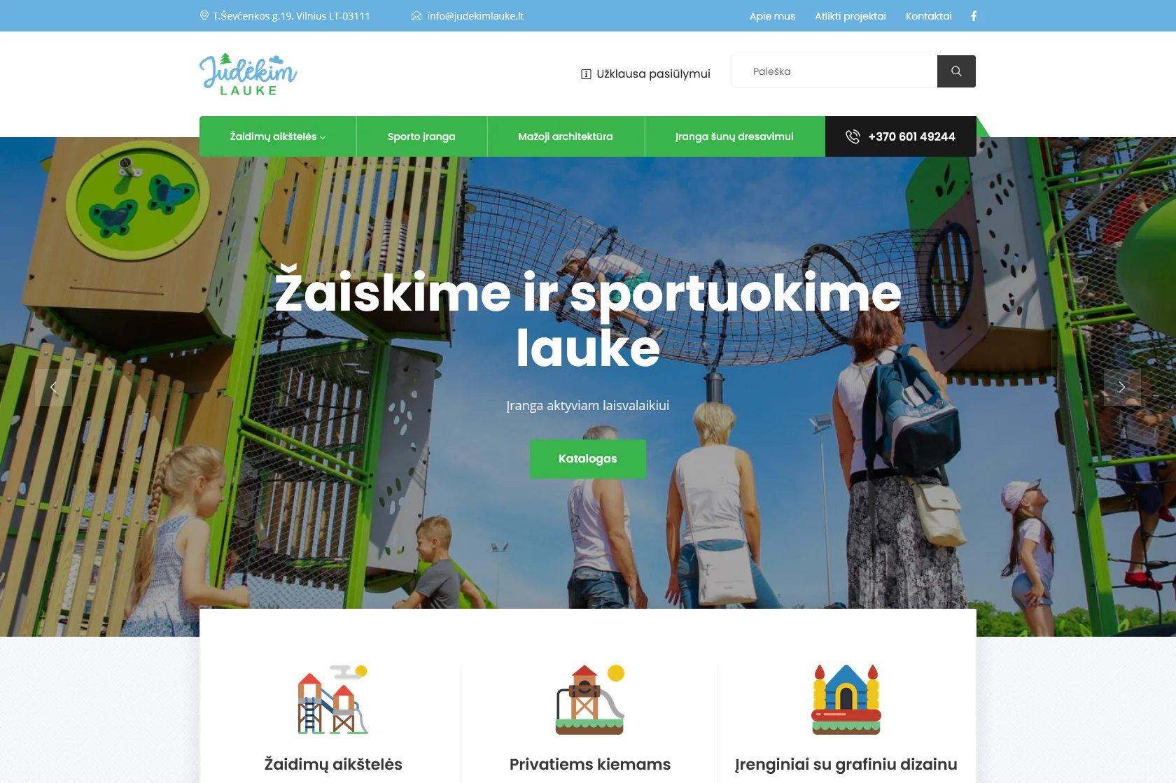 Judėkim Lauke