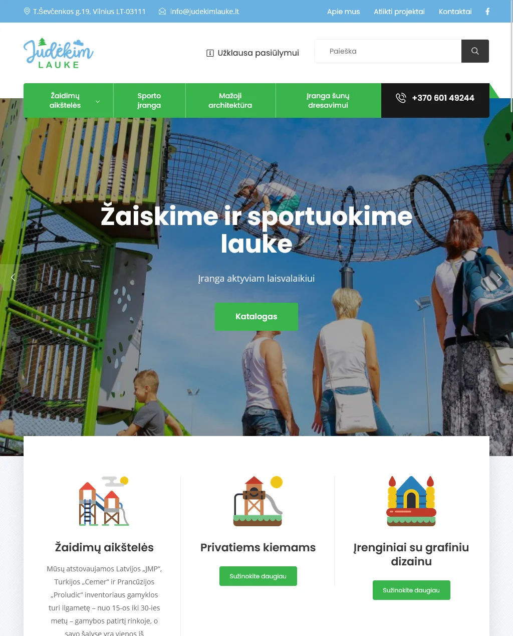 Judėkim Lauke