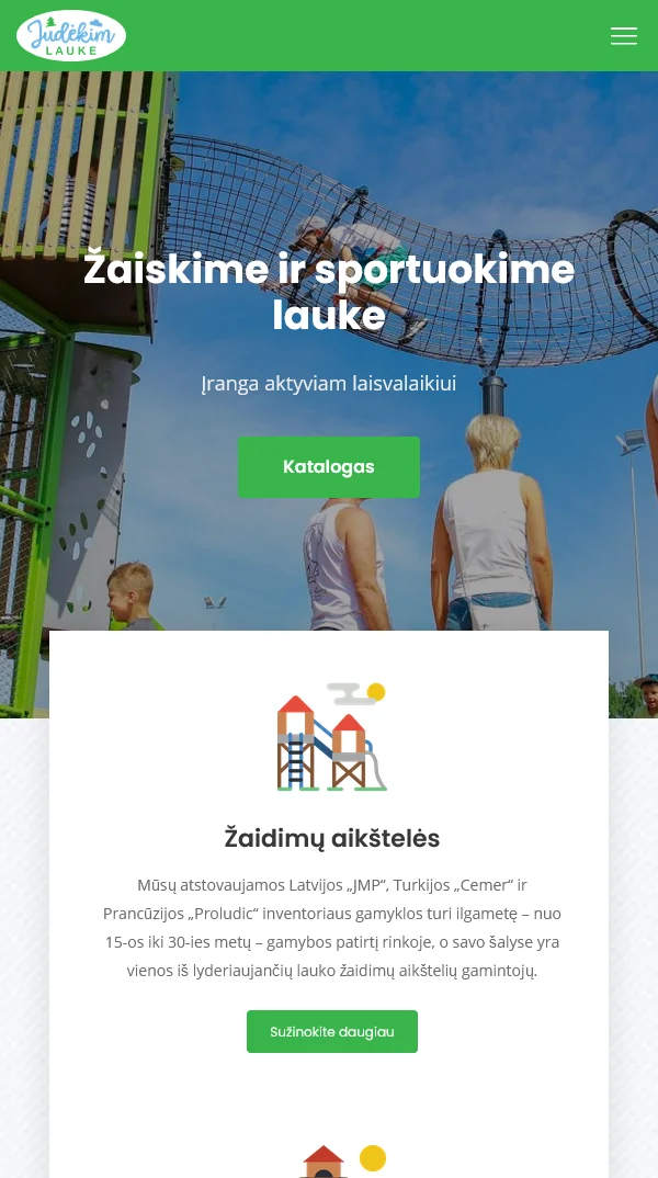 Judėkim Lauke